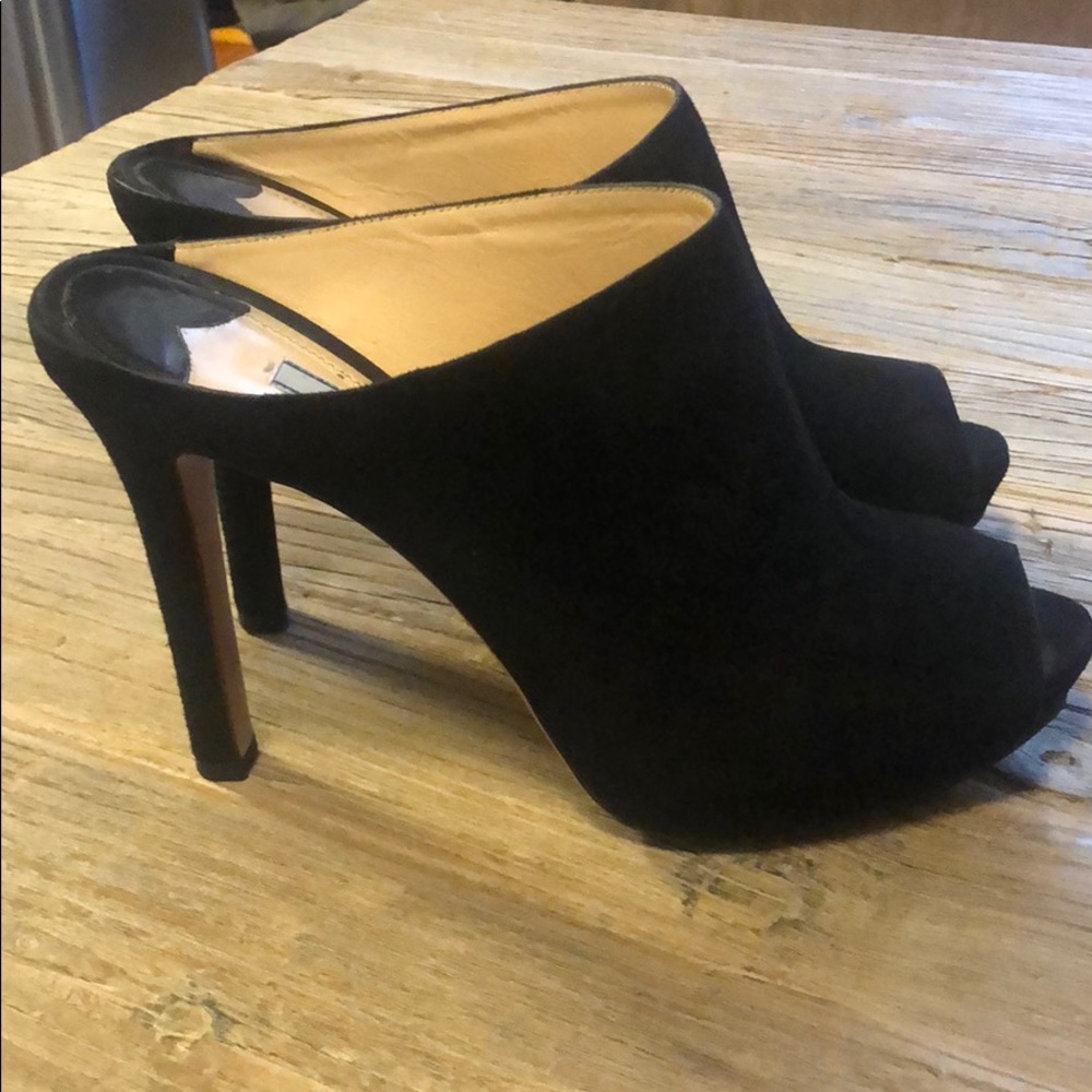 Authentic Prada Black Suede Mules - Picture 2 of 8